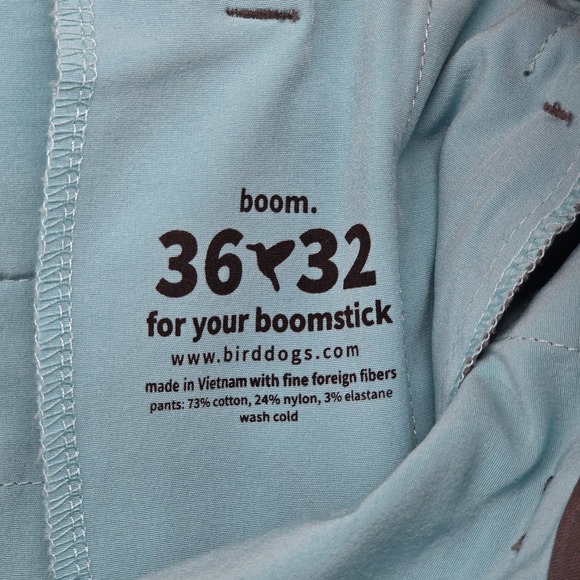 Bird Dogs Mens Gray Stretch Performance Golf Pants Size 36x32 - Picture 10 of 10